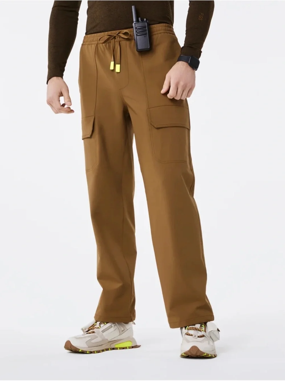 NWT FIGS Men’s Indestructible Cargo Scrub Pant Earth Tan Brown Ripstop XS Reg